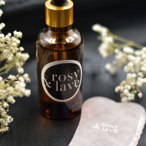 rosy & lave Hair Massage Set: Gua Sha und personalisiertes Haaröl